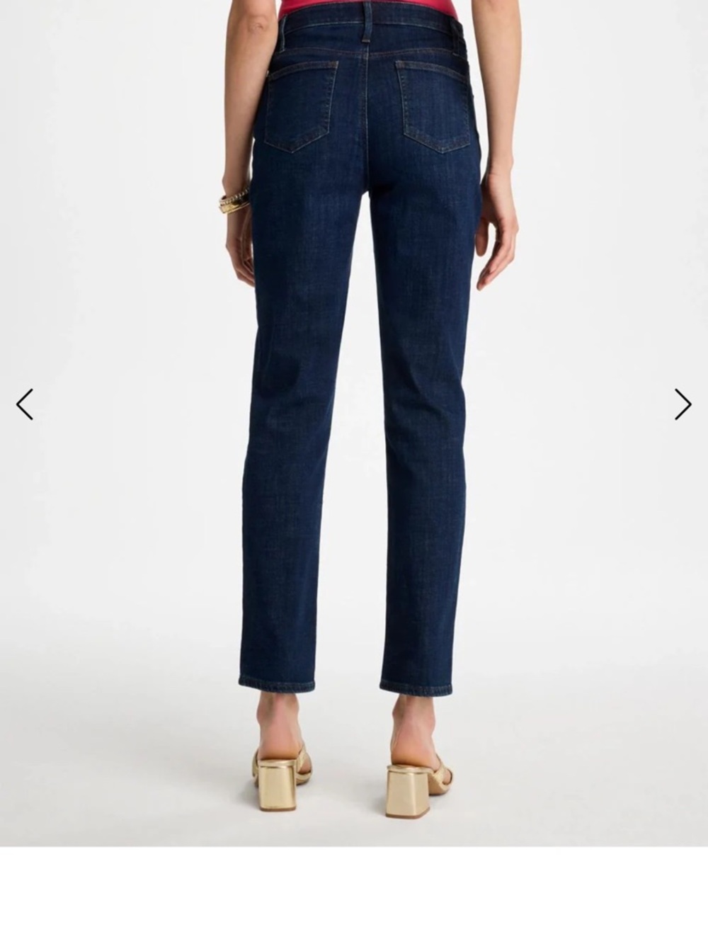 Chico's Dark Indigo Ankle Straight Jeans - Picture 5 of 12